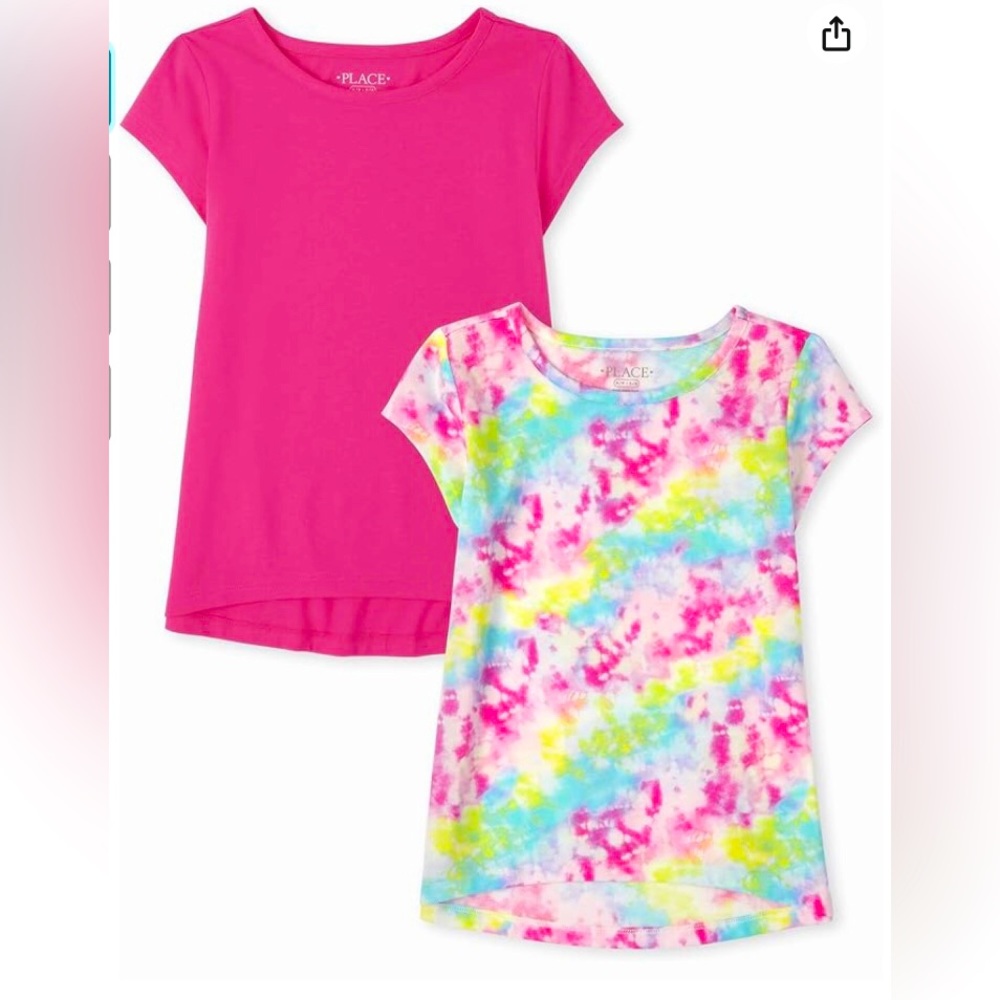 Girls Short Sleeve Tops (2)